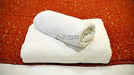毛巾,白,豪華