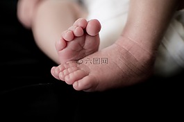 嬰兒,腳趾,腳