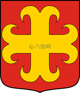pittangen,交叉,紋章