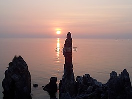 日出,旅行,海