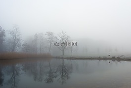 斯图加特,killesberg公园,湖