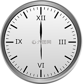 時鐘,小時時鐘,12 小時時鐘