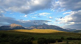 山,天空,科羅拉多州