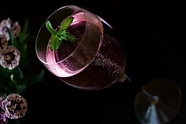 香檳酒,玻璃,喝