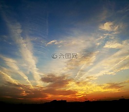 日落,太陽,陽光