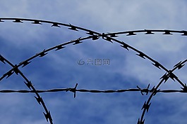 帶刺鐵絲網(wǎng),剃須刀,電線