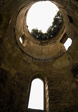 城堡,廢墟,中世紀(jì)