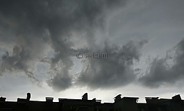 雷暴,云,陰沉