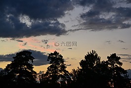 芬蘭,云,烏云