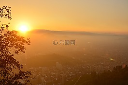 溶膠,黃昏,地平線