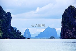 泰國,海,水