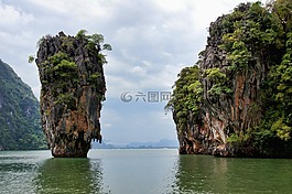 泰國,海,水