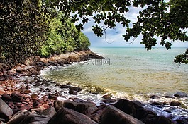 泰國,海,水