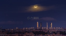 日落,全景,黎明