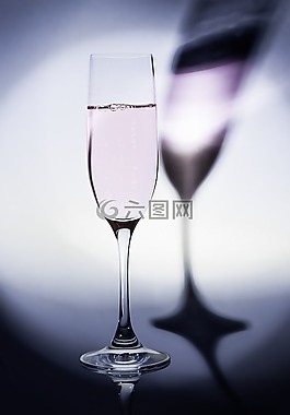香檳酒,影子,光