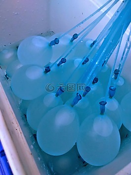 水氣球,藍(lán)氣球,氣球