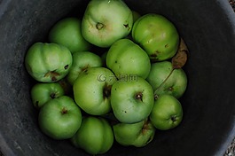 綠色,水果,食品
