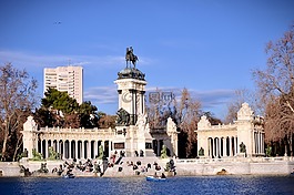 退休,公園,馬德里