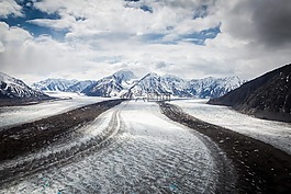 冷,景观,山