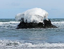 太平洋,巖,波