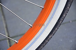 自行車,橙,成熟