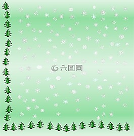 圣誕節(jié),圣誕樹,雪花