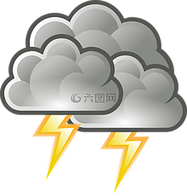 雷暴,閃電,雷聲