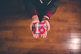 手,棕櫚,圣誕節(jié)