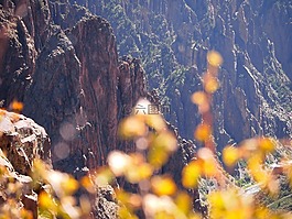 懸崖,峽谷,河