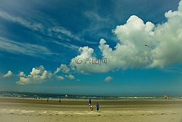 海洋,海灘,海