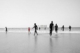 冲浪,板,海滩