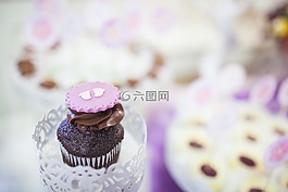 蛋糕,酒吧,奶油