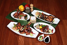 菲律賓燒烤,豬肉,肋骨