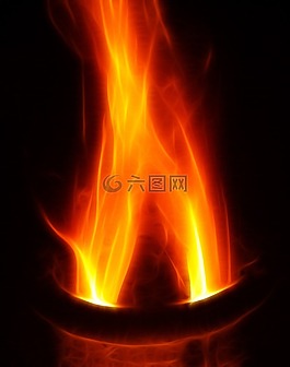 火,抽象,heiss
