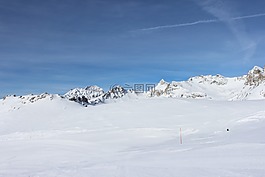 山,雪,瑞士