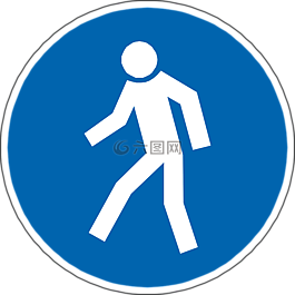 走,行人通道,男子