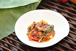 pochero,猪肉,异国情调
