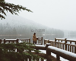 人,女子,單