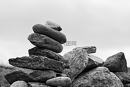平衡,石頭,冥想