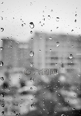 雨,建筑物,房子