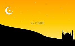 清真寺,伊斯蘭教,夜