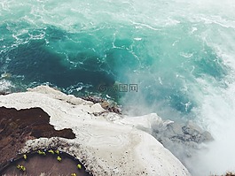海岸線,海洋,海