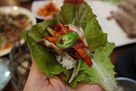 ssam,烹饪,bossam