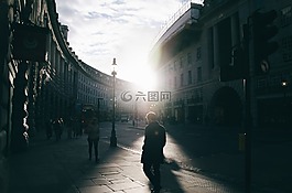 倫敦,街,路