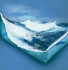 景觀,水,海