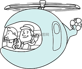 直升機,飛行員,男子