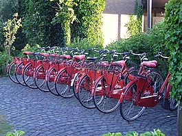 自行車,自行車出租,紅色
