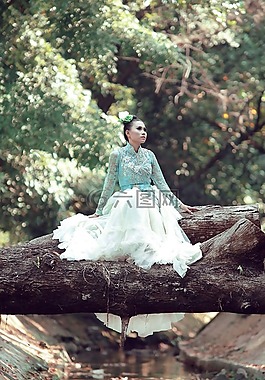 妇女的衣服,青年,妇女