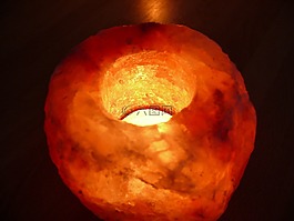 鹽晶體,光,蠟燭