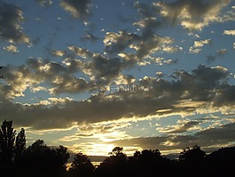 abendstimmung,日落,傍晚的天空